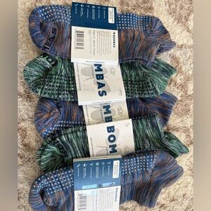 Bombas Striped Ankle Socks (5 Pairs) Size: S